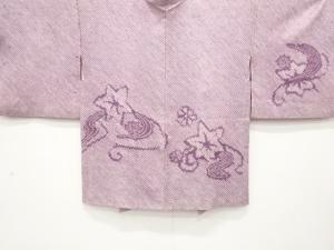 アンティーク　本総絞り　流水に花模様絵羽織